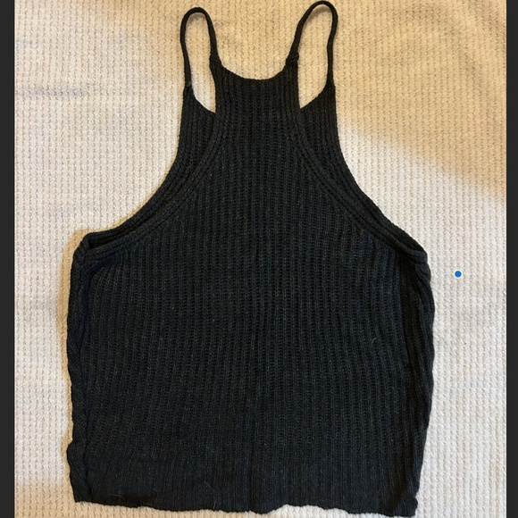 Brandy Melville Knitted Halter Tank Top - Picture 2 of 3